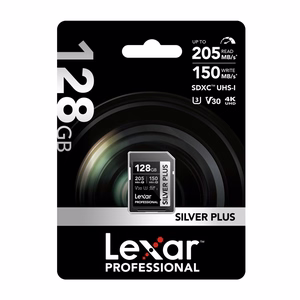 Lexar Professional SILVER PLUS SDXC 128 GB -muistikortti