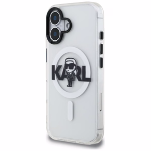 Karl Lagerfeld IML Karl Sketch Logo MagSafe suojakuori iPhone 16 - läpinäkyvä