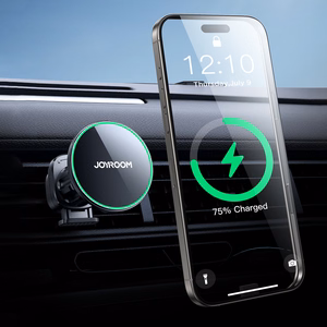 Joyroom JR-ZS412 holder with Qi2 15W charger, car, for air vent - black