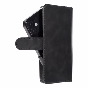 Läppäsuojakuori iPhone 12 / 13 / Samsung S6 / A5 2016 / Xcover 4 / S22 / Huawei P8 2017:lle Common Book koko S musta