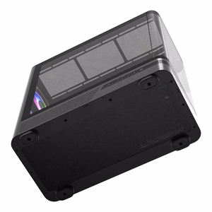 MODECOM Volcano AQ100 ARGB -miditornikotelo, musta