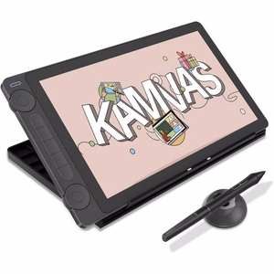 HUION Kamvas 13 piirtopöytä, musta, uusi Gen.3