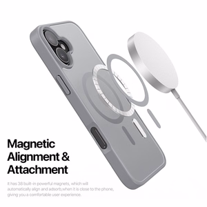 DUX DUCIS suojakuori YIND yhteensopiva MagSafe iPhone 17:lle harmaa