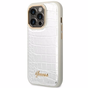 Guess Croco Collection kotelo iPhone 14 Pro 6.1" - hopea