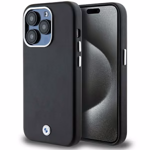 BMW Signature Wrapped Metal MagSafe Suojakuori iPhone 14 Pro:lle - musta