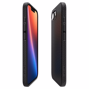 Spigen Liquid Air suojakuori iPhone 16e / 17e:lle - matta musta
