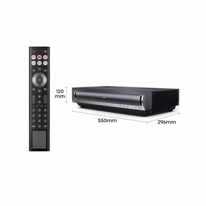 Hisense PX3 laser-elokuvateatteri TV 4K dataprojektori erittäin lyhyen heittoetäisyyden 2800 ANSI lumenin 2160p (3840x2160) musta