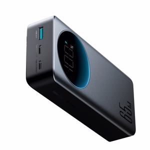 Joyroom JR-PBF05 Pro 30000mAh 65W Powerbank Digitaalinäytöllä 2x USB-C 1x USB-A - Musta