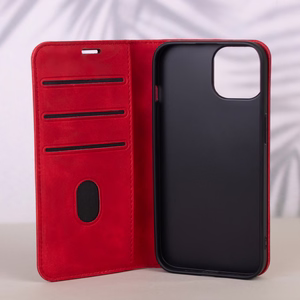 Smart Suede Suojakuori iPhone 17 Pro 6,3:lle punainen