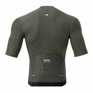 Rockbros 15220004004 ROAD TO SKY men's cycling jersey short sleeve L - green
