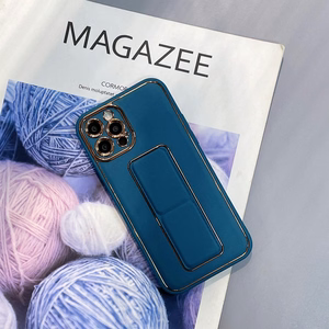 Uusi Kickstand Case tapauksessa iPhone 13 Pro Max jalusta sininen