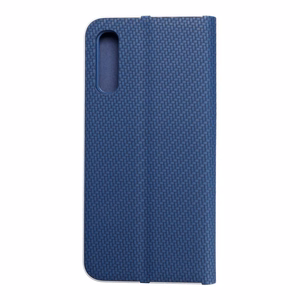 Flip-suojakuori Samsung A50:lle Luna Book Carbon sininen