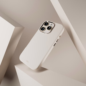 Puro Icon Mag Pro MagSafe Silikoninen Suojakuori iPhone 16 Prolle - beige