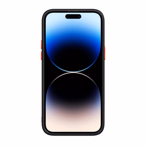 Tel Protect Magnetic Carbon Suojakuori iPhone 15 Pluslle musta-punainen