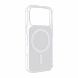 Case for iPhone 16 PRO MAX Clear Fusion Mag Cover compatible with MagSafe white