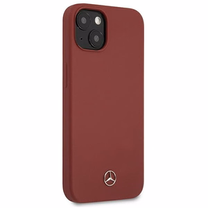 Mercedes Silicone Line kotelo iPhone 13 mini - punainen