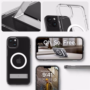 Spigen Ultra Hybrid S MagSafe, kirkas - iPhone 15 Plus
