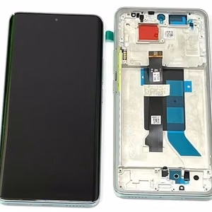 LCD-näyttö Xiaomi Redmi Note 14 Pro 5G kosketusnäytöllä kehyksellä Coral vihreä alkuperäinen (service pack)