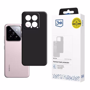 3mk Matt Case Xiaomi 14:lle - musta