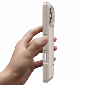 Spigen Classic LS MagSafe -suojakuori iPhone 17 Pro:lle - beige