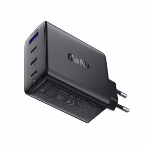 Acefast A94 GaN2 laturi USB-A / 3 x USB-C PD 100 W - musta