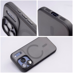 Case for iPhone 17 Flexline Mag Cover compatible MagSafe black