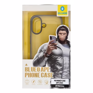 BLUEO APE Puhelimen suojakuori - Apple iPhone 16 harmaa