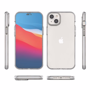 Spring Case tapauksessa iPhone 14 Plus silikoni suojus kehys vaaleansininen vaaleansininen