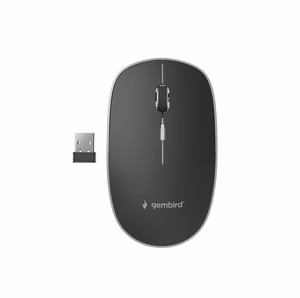 GEMBIRD MUSW-4BS-01 langaton USB optinen hiljainen hiiri musta