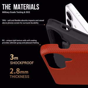 Perfectionists Triangle Case Samsung A366 A36 5G red