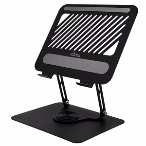 Säädettävä, pyörivä, ergonominen kannettavan tietokoneen teline 10–17″ LAPTOP STAND ROTO MT2662