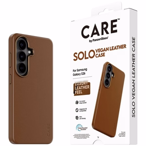 CARE by PanzerGlass Solo suojakuori Samsung Galaxy S26 ruskea