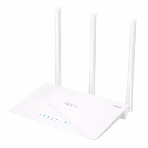 Langaton reititin WiFi 4 Hoco (HI30) valkoinen