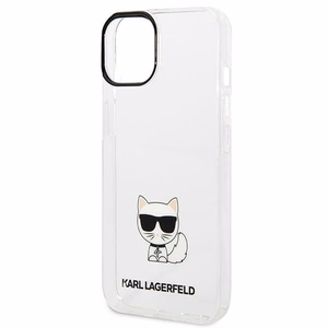Karl Lagerfeld KLHCP14MCTTR iPhone 14 Plus 6.7 "kovakotelo selkeä / läpinäkyvä Choupette Body
