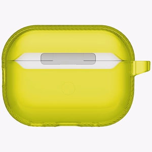 Uniq Glase Pro lukittava suojakuori AirPods Pro 3:lle - läpinäkyvä keltainen