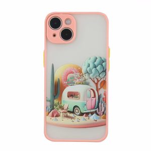 Ultra Trendy suojakuori iPhone 14 6,1' Travel pinkki