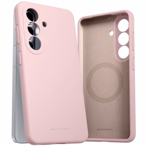 Mercury Pure MagSafe Silicone Case for Samsung A576 A57 5G pink sand