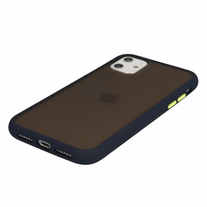 Vennus Color Button Bumper Samsung Galaxy A20S:lle laivastonsininen