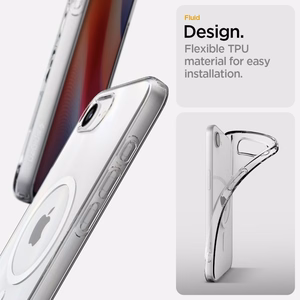 Spigen Liquid Crystal Mag MagSafe Suojakuori iPhone 16e / 17e:lle - Läpinäkyvä