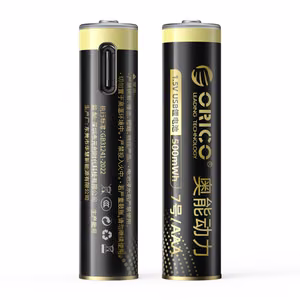 Orico Ener-G EG7C AAA-litiumakut 1.5V 500mWh USB-C-ladattavat 2 kpl
