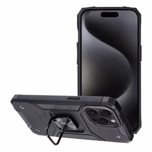 Suojakuori iPhone 15 PRO MAX:lle Nitro musta