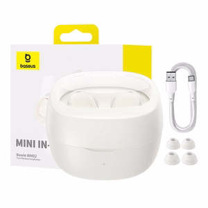 Baseus Bowie WM02 TWS Bluetooth 5.0 langattomat kuulokkeet (valkoinen)