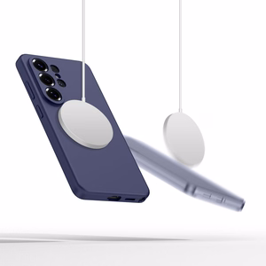 Tech-Protect silikoninen MagSafe-suojakuori Samsung Galaxy S26 Ultralle – violetti