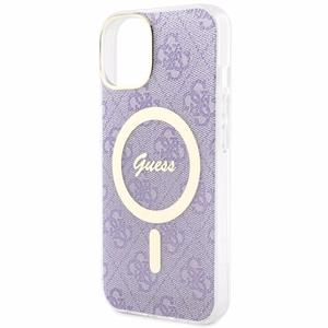 Guess GUHMP14MH4STU iPhone 14 Plus 6.7 violetti/violetti suojakuori 4G MagSafe