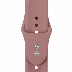Crong Liquid Apple Watch -ranneke, 38/40/41/42 mm, puuterinroosa