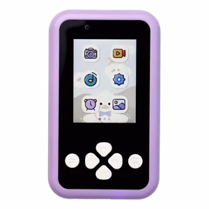 Pelikonsoli lapsille IPS-näytöllä 2,4" painikkeilla KDC-0027A violetti