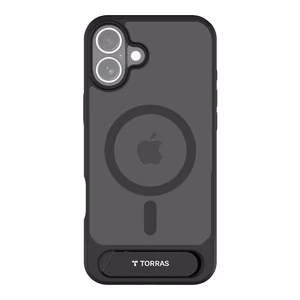 Torras Pstand-sarjan kotelo iPhone 16 Plus (musta)