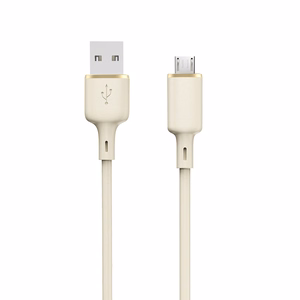 Dudao L7SM USB-A - micro USB kaapeli 5A 1m - beige