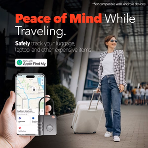 KEYSMART SmartLock; TSA hyväksytty Find My lukko, musta