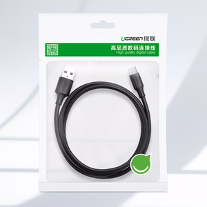 Ugreen US184 20882 USB-A 3.0 / USB-C 3A -kaapeli 1 m - musta